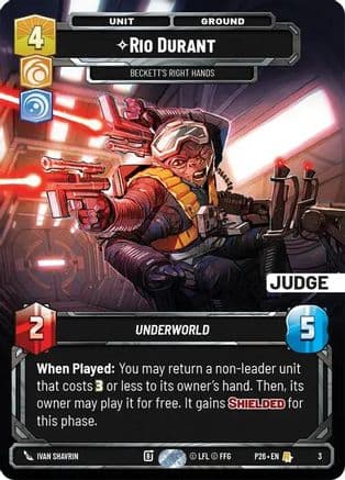 Rio Durant - Beckett's Right Hands | Foil (3)  [Judge Promos]