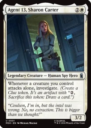 Agent 13, Sharon Carter |  (001) [Marvel Super Heroes]