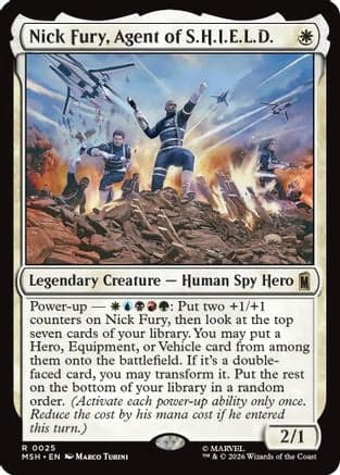 Nick Fury, Agent of S.H.I.E.L.D. |  Foil (025) [Marvel Super Heroes]
