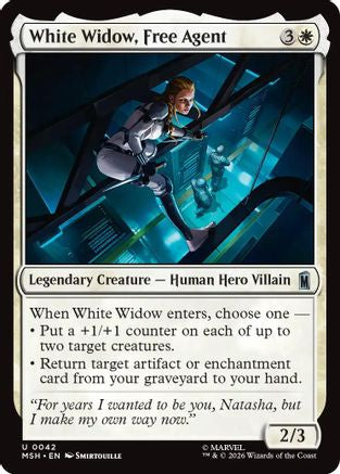 White Widow, Free Agent |  (042) [Marvel Super Heroes]