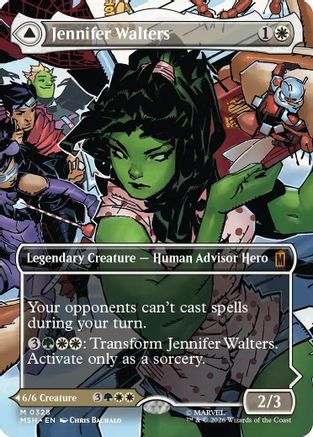 Jennifer Walters (Borderless) (0328) |  Foil (328) [Marvel Super Heroes]