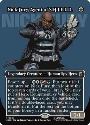 Nick Fury, Agent of S.H.I.E.L.D. (Borderless) (0357) |  (357) [Marvel Super Heroes]