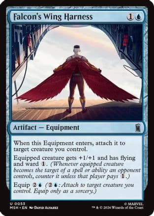 Falcon's Wing Harness |  Foil (053) [Marvel Super Heroes]
