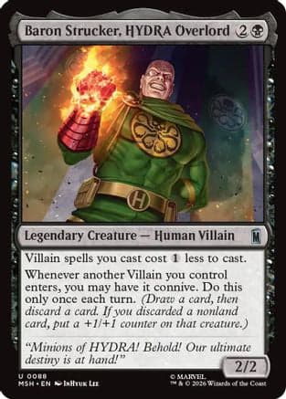 Baron Strucker, HYDRA Overlord |  Foil (088) [Marvel Super Heroes]