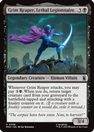 Grim Reaper, Lethal Legionnaire |  (098) [Marvel Super Heroes]