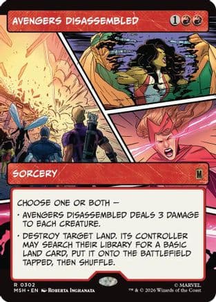 Avengers Disassembled (Borderless) |  (302) [Marvel Super Heroes]