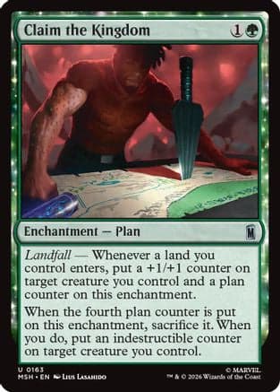 Claim the Kingdom |  Foil (163) [Marvel Super Heroes]