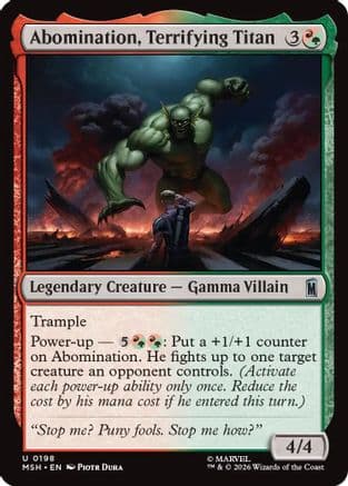 Abomination, Terrifying Titan |  Foil (198) [Marvel Super Heroes]