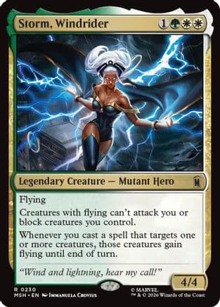 Storm, Windrider |  Foil (230) [Marvel Super Heroes]