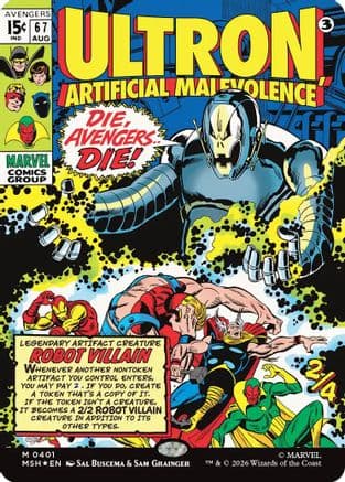 Ultron, Artificial Malevolence (Borderless) (0401) |  (401) [Marvel Super Heroes]