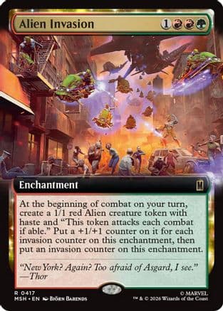 Alien Invasion (Extended Art) |  (417) [Marvel Super Heroes]