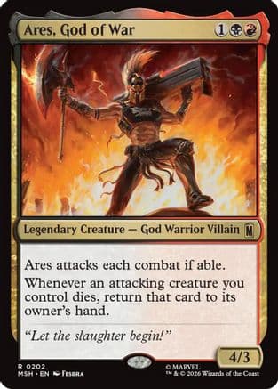 Ares, God of War |  Foil (202) [Marvel Super Heroes]