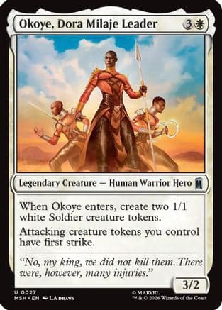 Okoye, Dora Milaje Leader |  Foil (027) [Marvel Super Heroes]