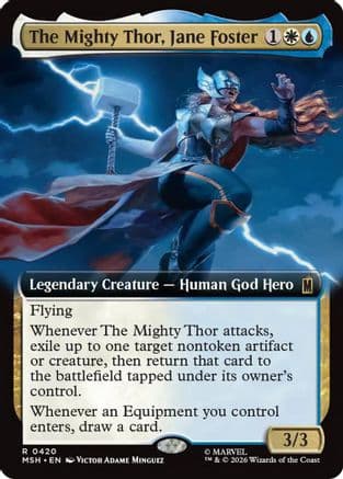 The Mighty Thor, Jane Foster (Extended Art) |  (420) [Marvel Super Heroes]