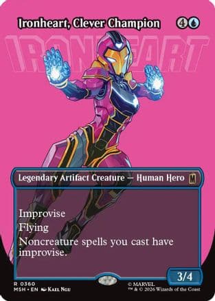 Ironheart, Clever Champion (Borderless) |  Foil (360) [Marvel Super Heroes]