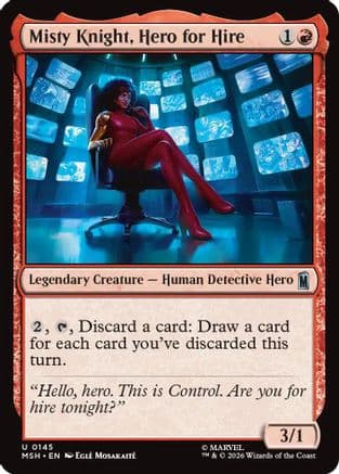 Misty Knight, Hero for Hire |  Foil (145) [Marvel Super Heroes]
