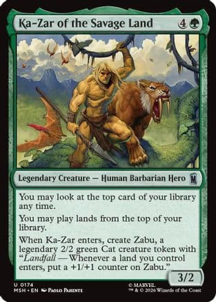 Ka-Zar of the Savage Land |  Foil (174) [Marvel Super Heroes]