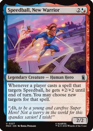 Speedball, New Warrior |  Foil (227) [Marvel Super Heroes]