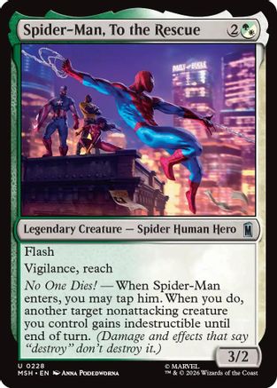 Spider-Man, To the Rescue |  Foil (228) [Marvel Super Heroes]