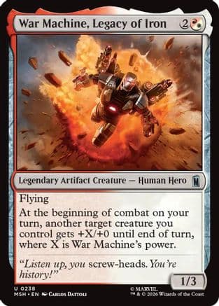 War Machine, Legacy of Iron |  Foil (238) [Marvel Super Heroes]