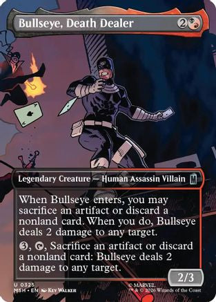 Bullseye, Death Dealer (Borderless) |  Foil (325) [Marvel Super Heroes]