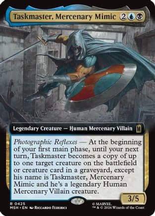 Taskmaster, Mercenary Mimic (Extended Art) |  (425) [Marvel Super Heroes]