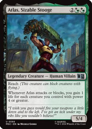 Atlas, Sizable Stooge |  (566) [Marvel Super Heroes]