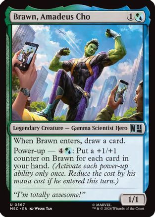 Brawn, Amadeus Cho |  (567) [Marvel Super Heroes]