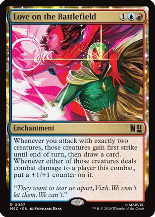 Love on the Battlefield |  Foil (087) [Commander: Marvel Super Heroes]