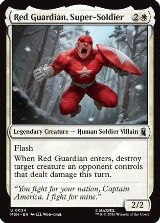 Red Guardian, Super-Soldier |  (034) [Marvel Super Heroes]