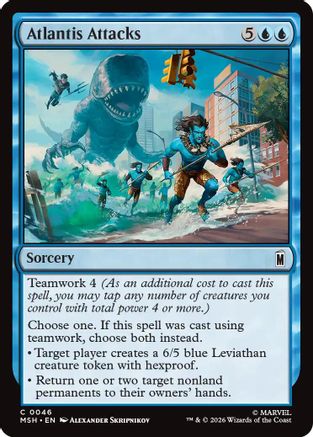 Atlantis Attacks |  Foil (046) [Marvel Super Heroes]