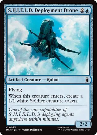 S.H.I.E.L.D. Deployment Drone |  Foil (073) [Marvel Super Heroes]