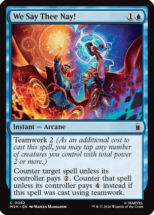We Say Thee Nay! |  Foil (082) [Marvel Super Heroes]
