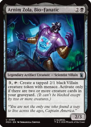 Arnim Zola, Bio-Fanatic |  Foil (086) [Marvel Super Heroes]