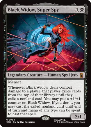 Black Widow, Super Spy |  Foil (089) [Marvel Super Heroes]