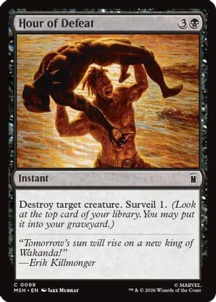 Hour of Defeat |  Foil (099) [Marvel Super Heroes]