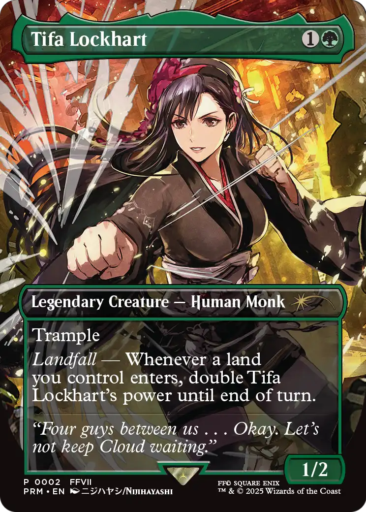Tifa Lockhart (Borderless) (002) [MagicFest Cards]