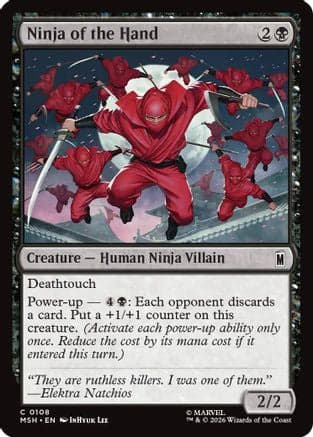 Ninja of the Hand |  Foil (108) [Marvel Super Heroes]