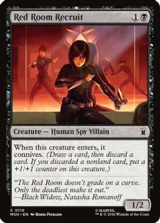 Red Room Recruit |  Foil (110) [Marvel Super Heroes]