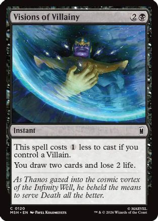 Visions of Villainy |  Foil (120) [Marvel Super Heroes]