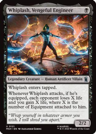 Whiplash, Vengeful Engineer |  (121) [Marvel Super Heroes]