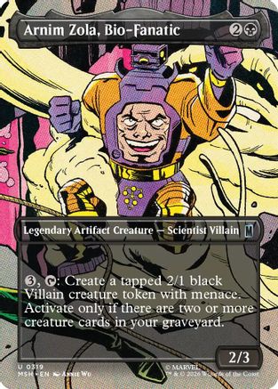 Arnim Zola, Bio-Fanatic (Borderless) |  (319) [Marvel Super Heroes]