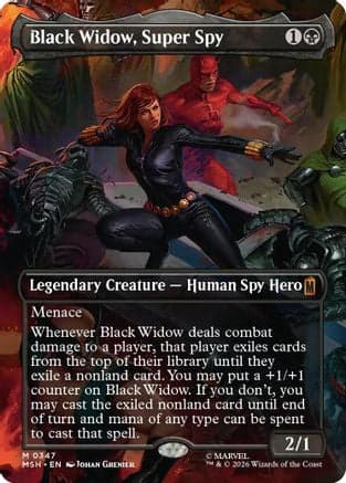 Black Widow, Super Spy (Borderless) (0347) |  (347) [Marvel Super Heroes]