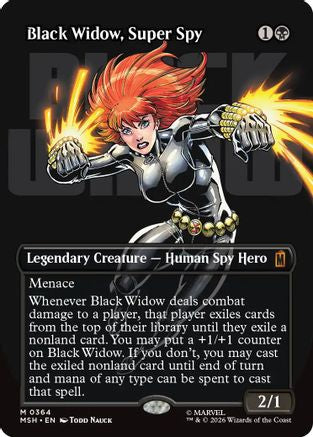 Black Widow, Super Spy (Borderless) (0364) |  (364) [Marvel Super Heroes]