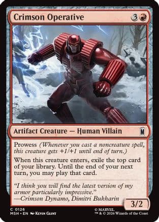 Crimson Operative |  (126) [Marvel Super Heroes]