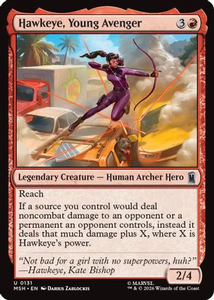 Hawkeye, Young Avenger |  Foil (131) [Marvel Super Heroes]