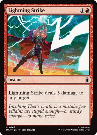 Lightning Strike |  (142) [Marvel Super Heroes]