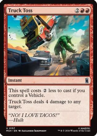 Truck Toss |  (157) [Marvel Super Heroes]