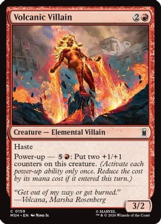 Volcanic Villain |  Foil (159) [Marvel Super Heroes]