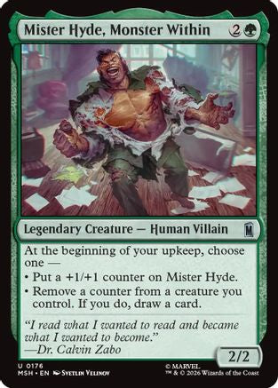 Mister Hyde, Monster Within |  Foil (176) [Marvel Super Heroes]